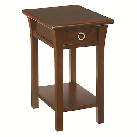 Cherry Chairside Table